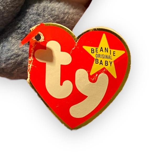 Vintage 1996 Ty Beanie Babies Crunch The Shark - Picture 2 of 5